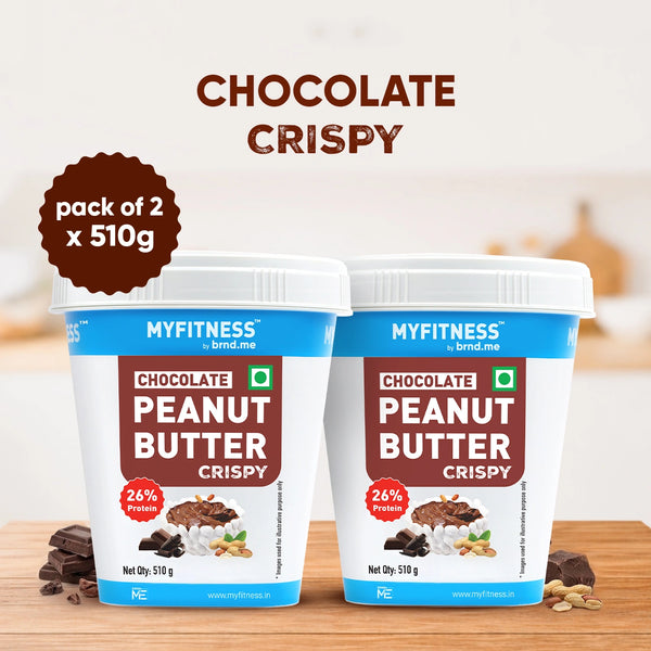 MyFitness Peanut Butter - Chocolate | 26% Protein | Crispy | Chocolate Peanut Butter Spread