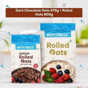 High Protein Dark Chocolate Oats & Rolled Oats