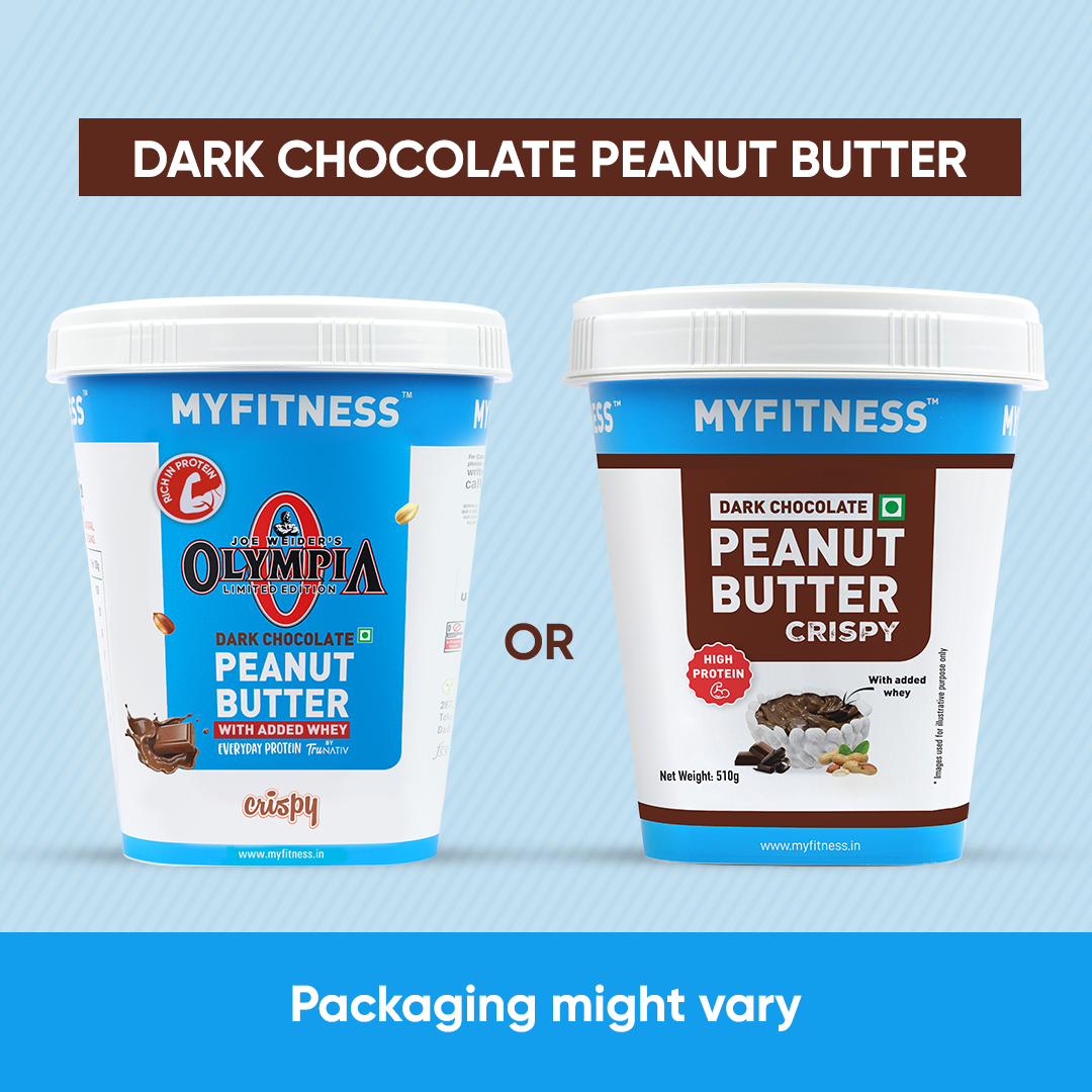 Olympia Edition OR Dark Chocolate Peanut butter with Added Whey: Crispy