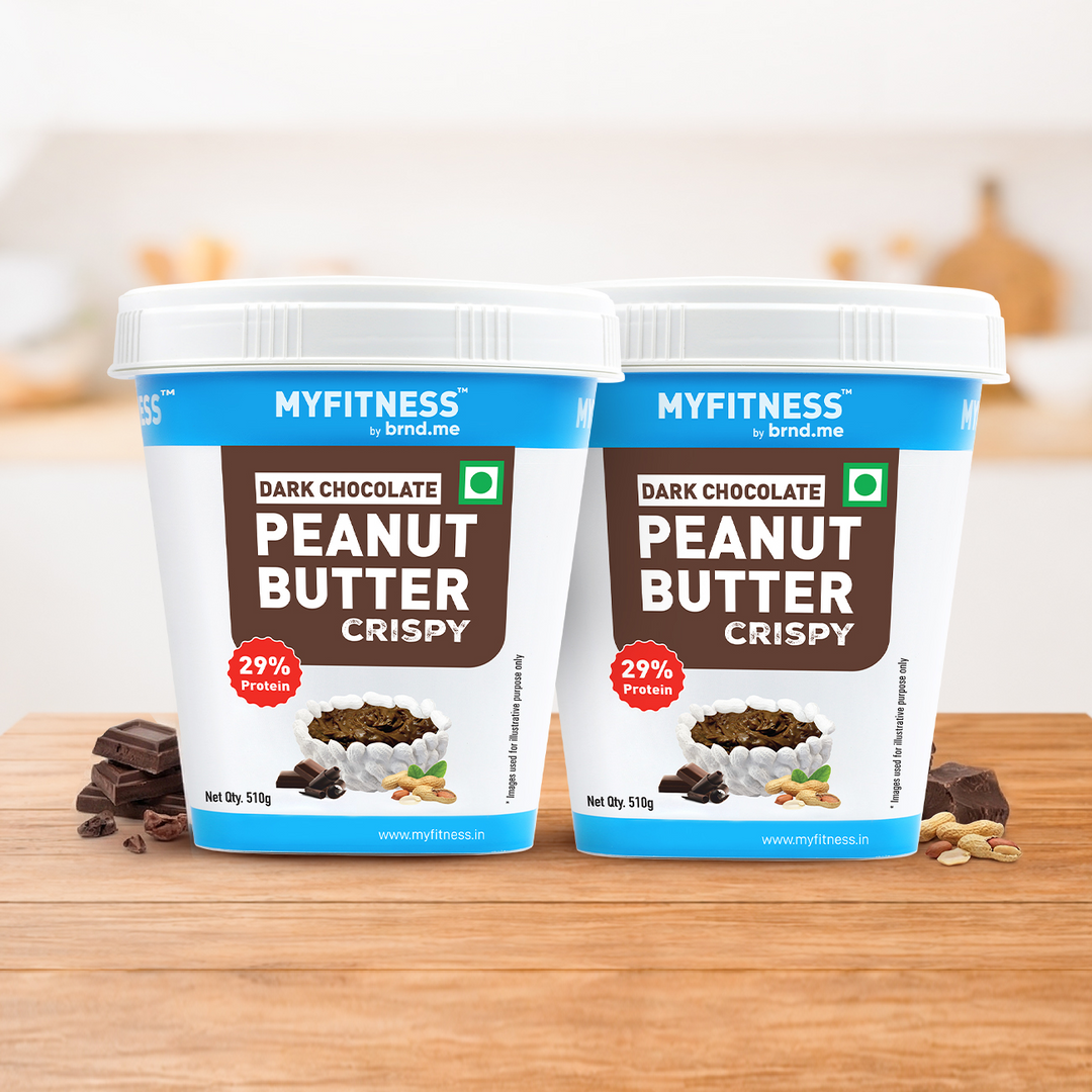 MyFitness Peanut Butter - Dark Chocolate | 29% Protein | Crispy | Rich Chocolate Peanut Butter Spread