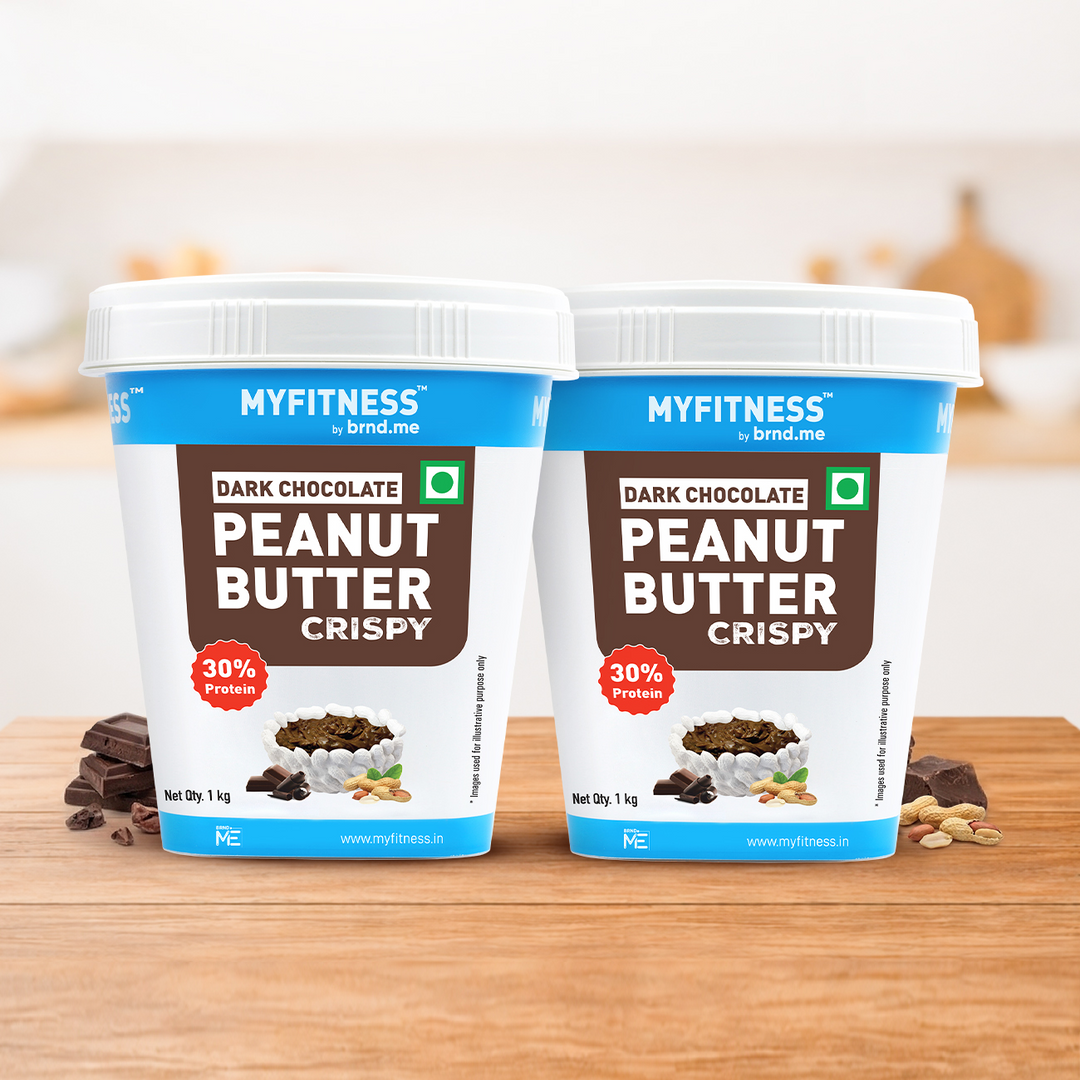 MyFitness Peanut Butter - Dark Chocolate | 29% Protein | Crispy | Rich Chocolate Peanut Butter Spread
