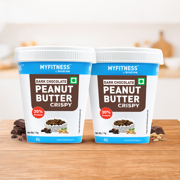 MyFitness Peanut Butter - Dark Chocolate | 29% Protein | Crispy | Rich Chocolate Peanut Butter Spread