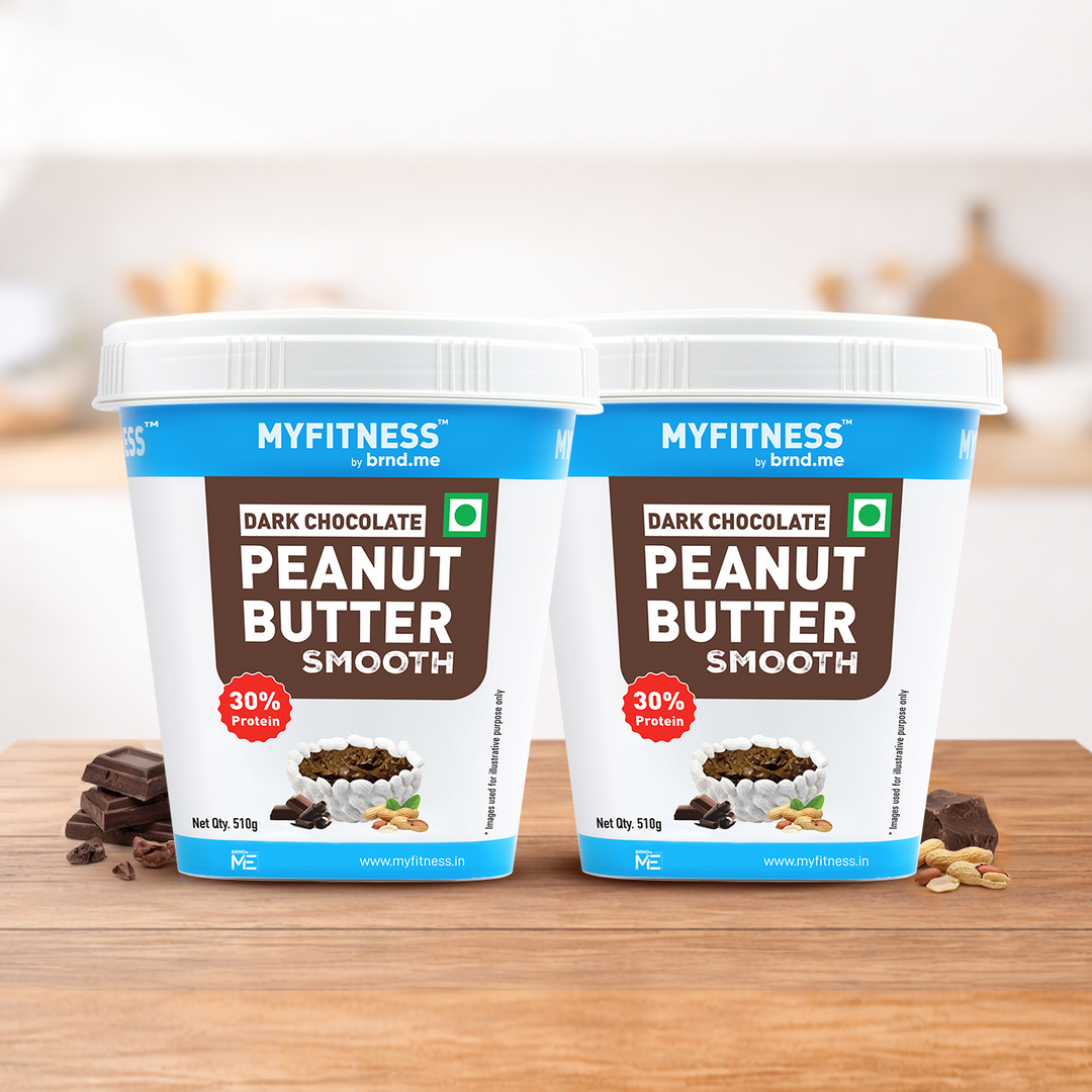 MyFitness Peanut Butter - Dark Chocolate | 30% Protein | Smooth | Rich Chocolate Peanut Butter Spread