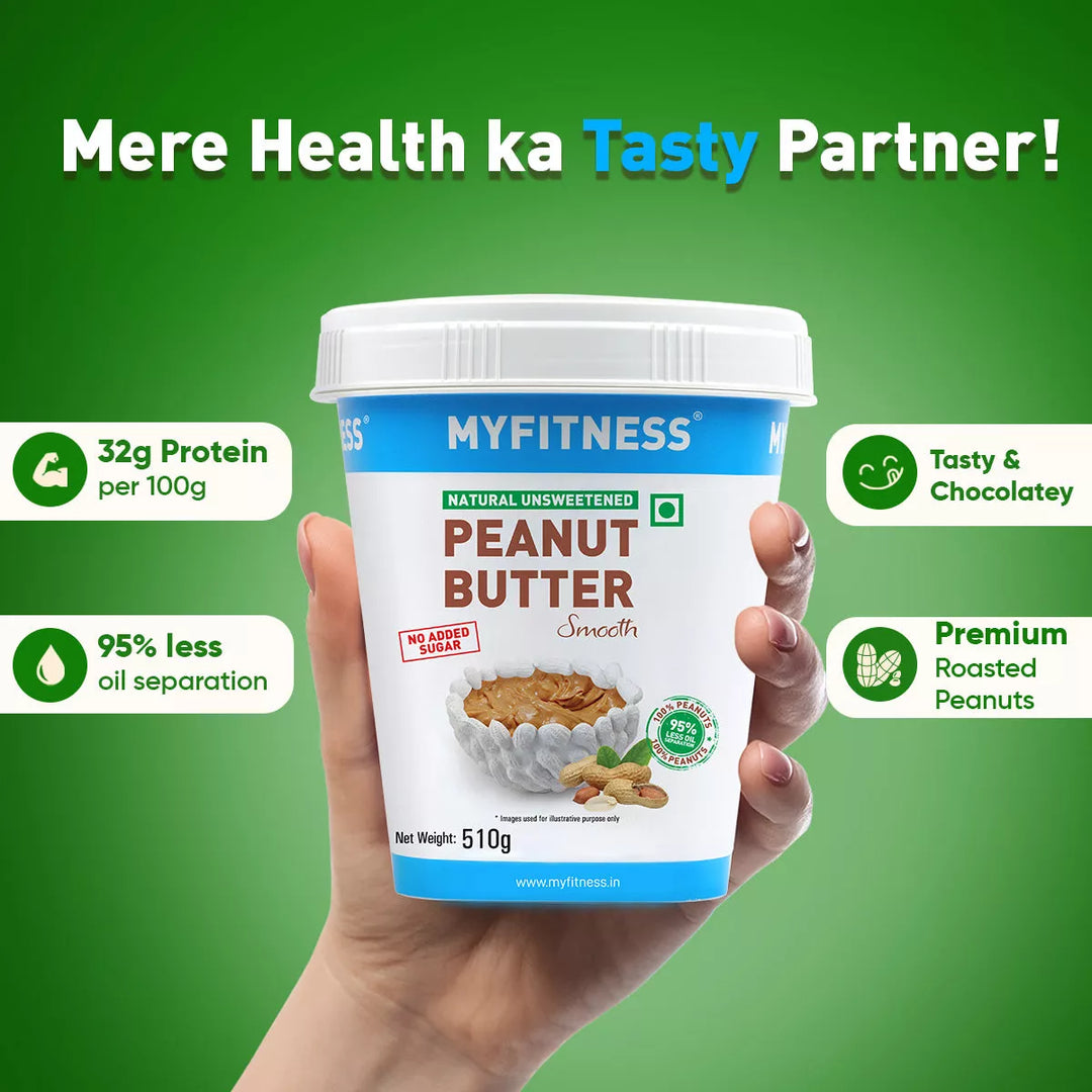 Natural Zero Sugar Crunchy Peanut Butter (32% Protein)