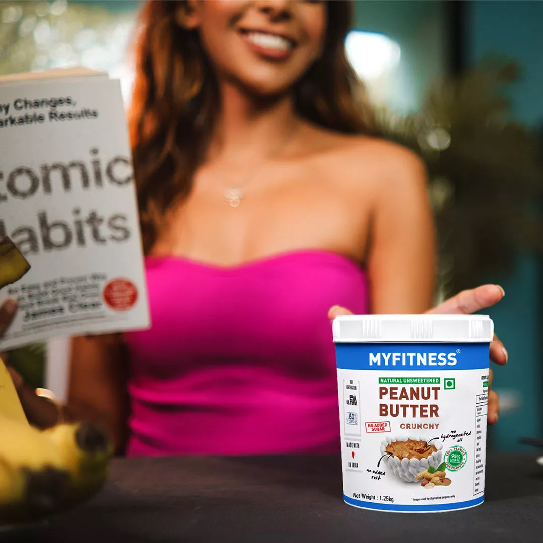 Natural Zero Sugar Crunchy Peanut Butter (32% Protein)