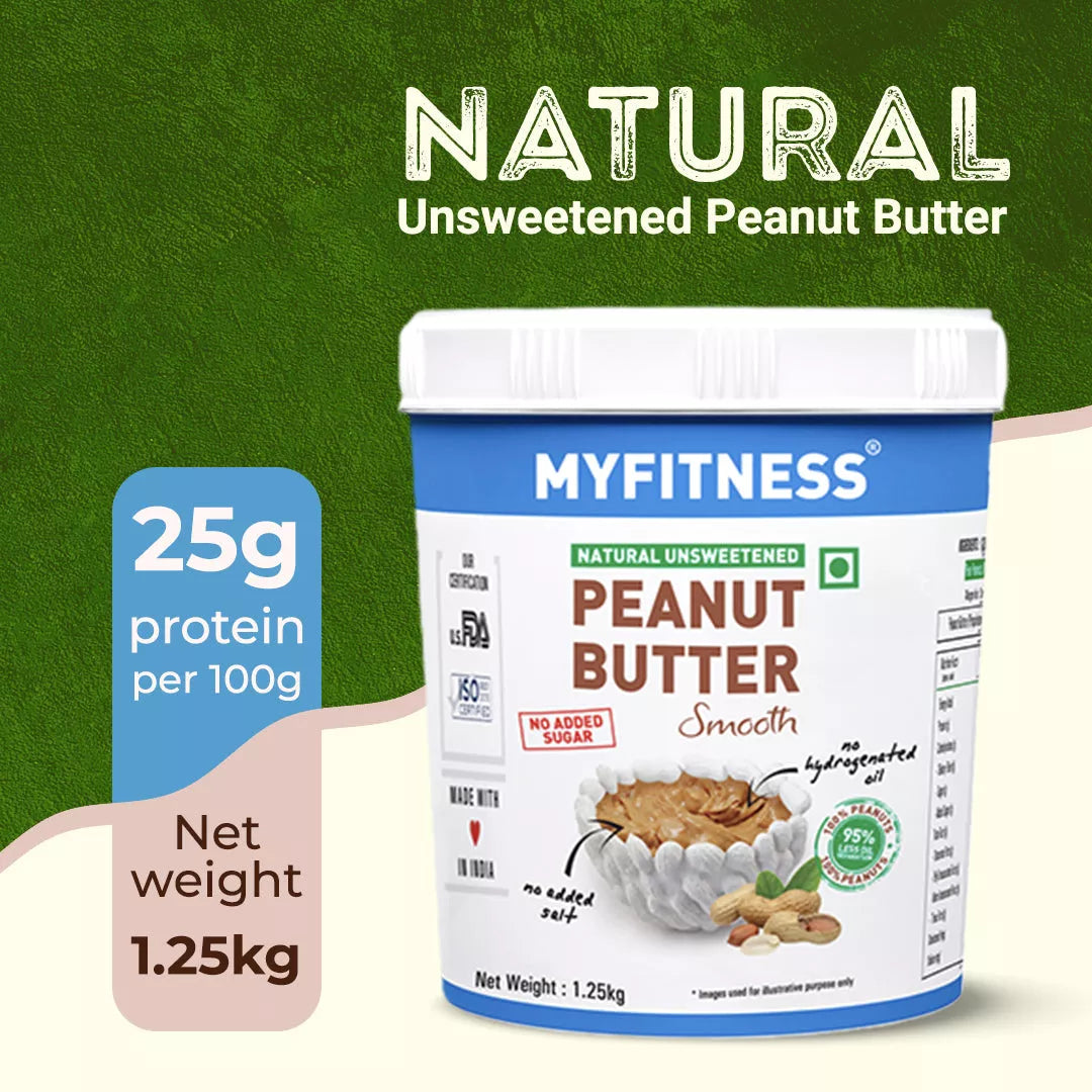 Natural Zero Sugar Smooth Peanut Butter (25% Protein)