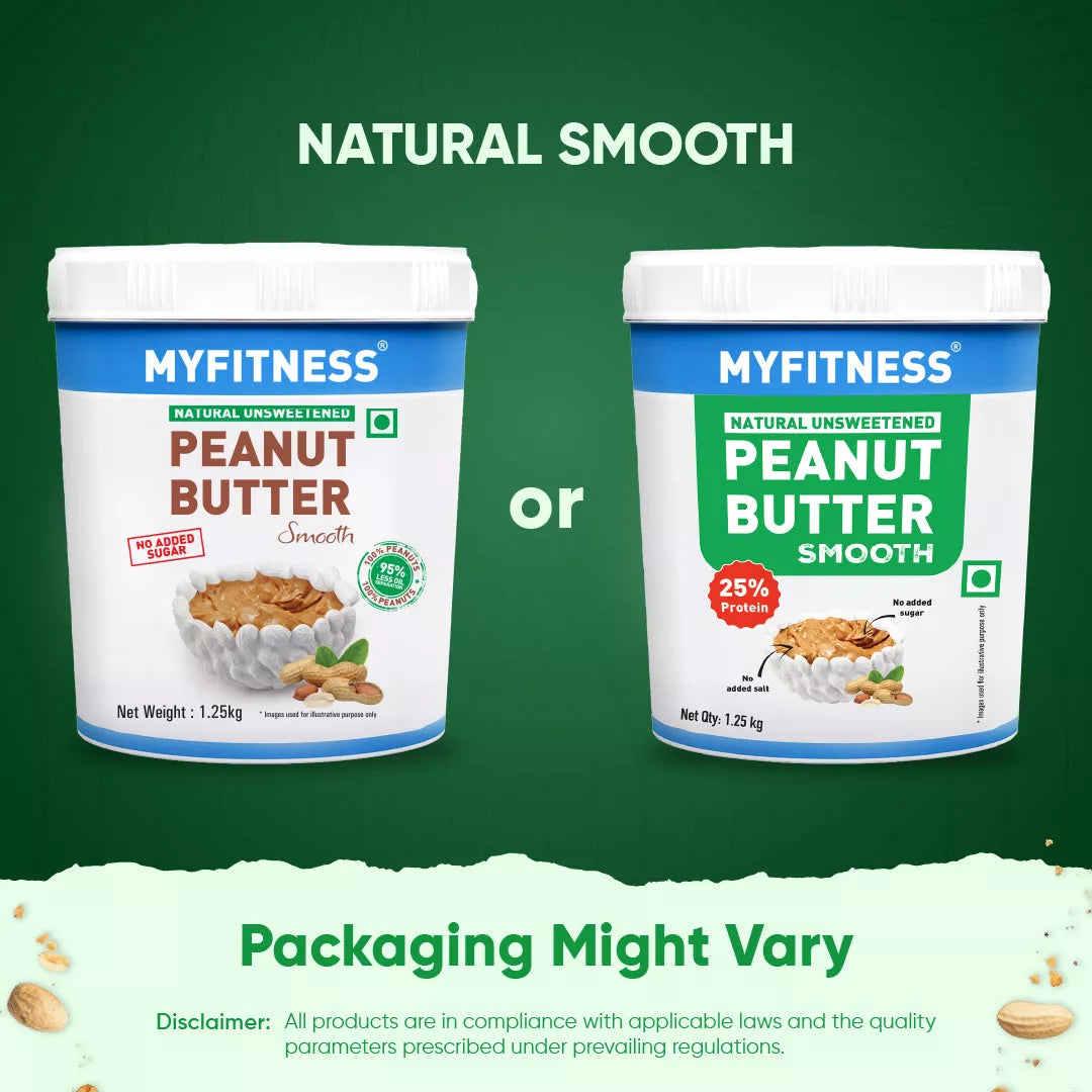 Natural Zero Sugar Smooth Peanut Butter (25% Protein)