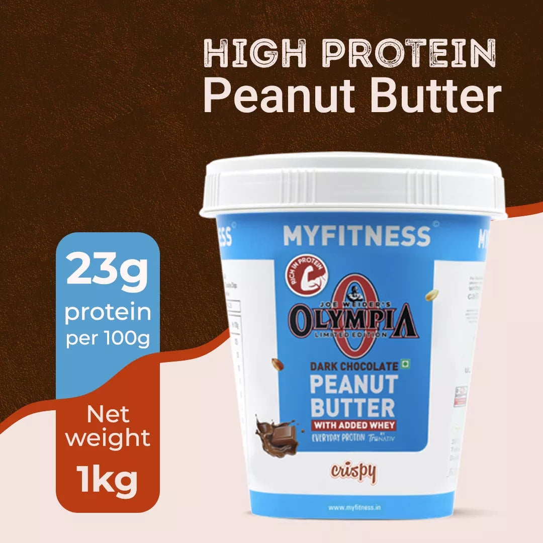 Dark Chocolate Crispy Peanut butter with Added Whey (31% Protein)