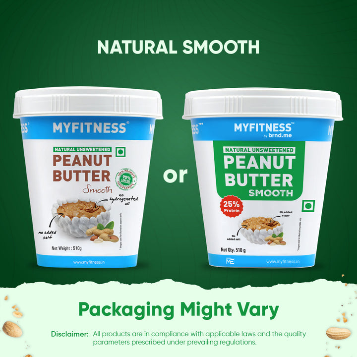 Natural Zero Sugar Smooth Peanut Butter (25% Protein)