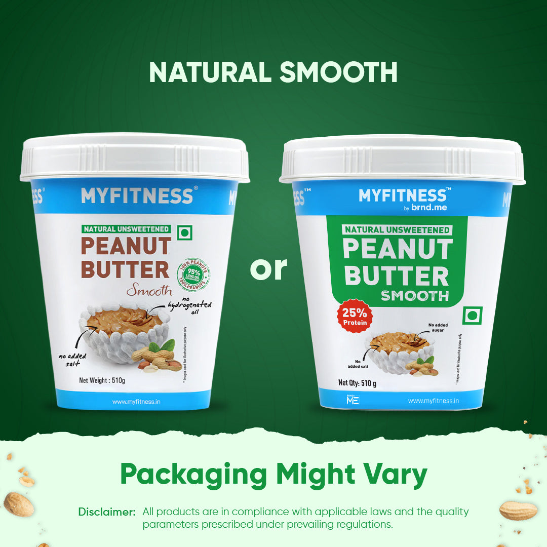 Natural Zero Sugar Smooth Peanut Butter (25% Protein)