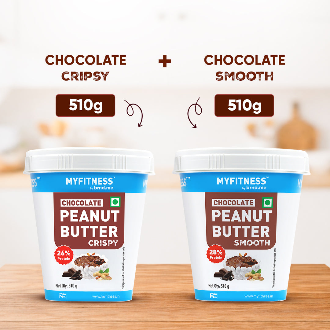Combo - Chocolate Peanut Butter: Smooth & Crispy