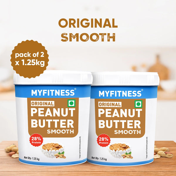 MyFitness Peanut Butter - Original | 28% Protein | Smooth | Classic Peanut Butter Spread