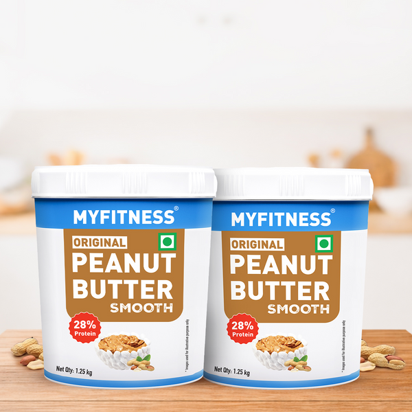 MyFitness Peanut Butter - Original | 28% Protein | Smooth | Classic Peanut Butter Spread