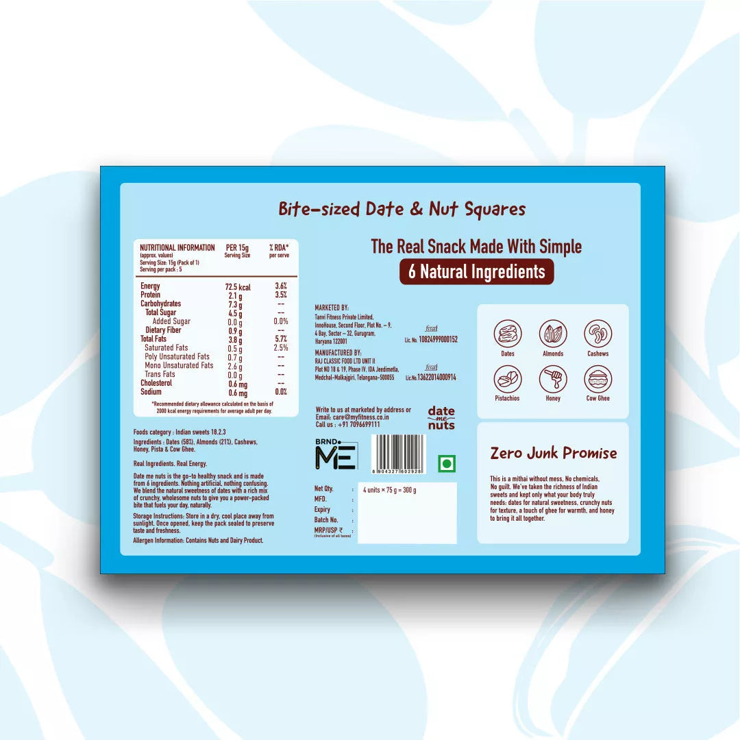 Protein Date me Nuts (15% Protein)