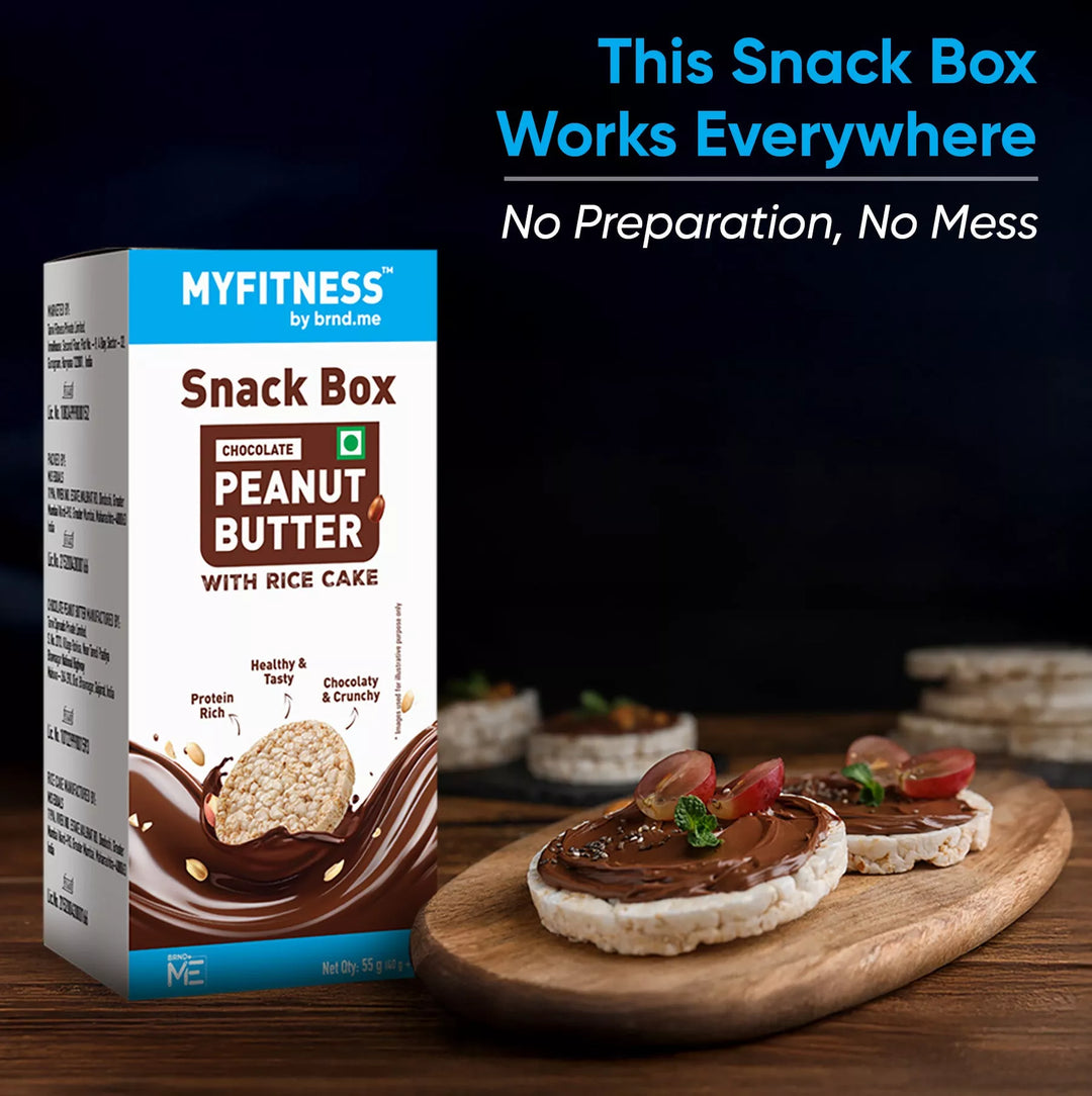 Snack Box - Rice Cake and Peanut Butter 55g