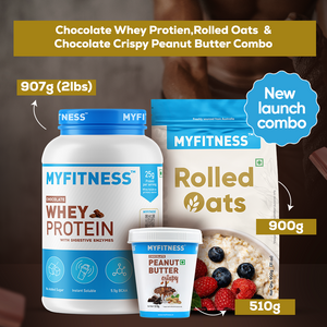 MyFitness Chocolate Whey Protein, Rolled Oat & Chocolate Peanut Butter: Crispy Combo